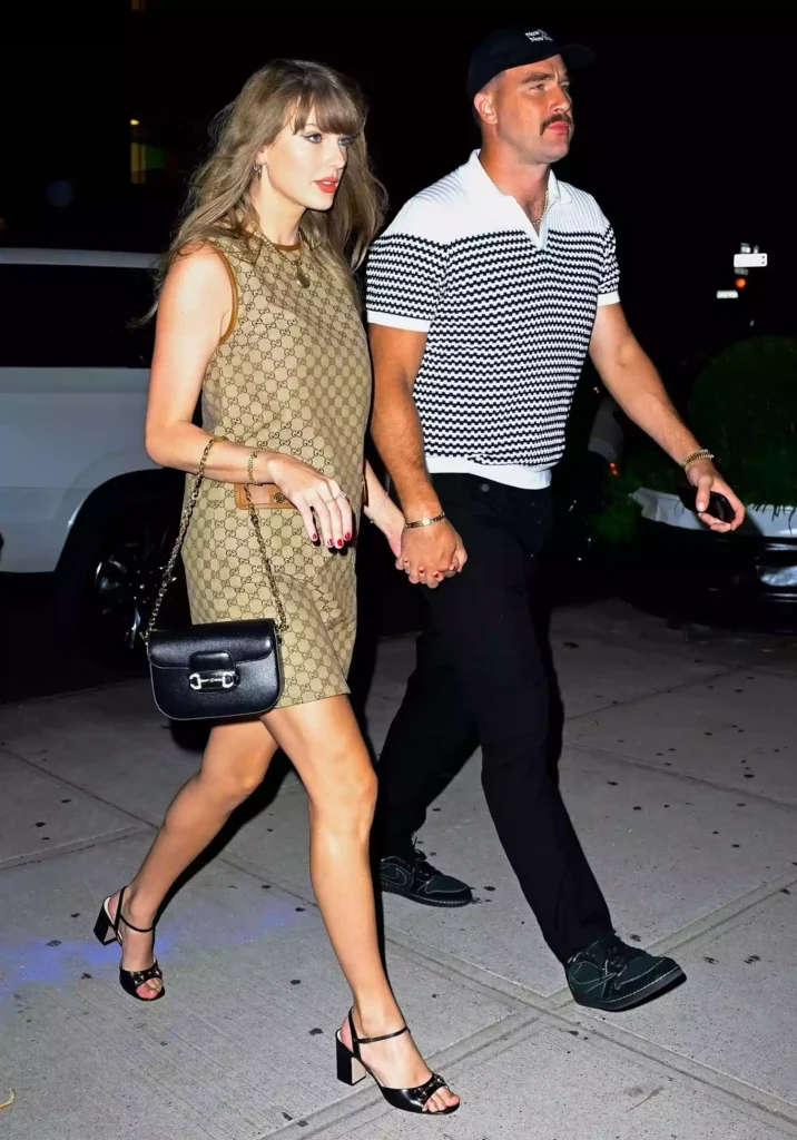 Taylor Swift Steps Out in Chic Gucci Mini Dress